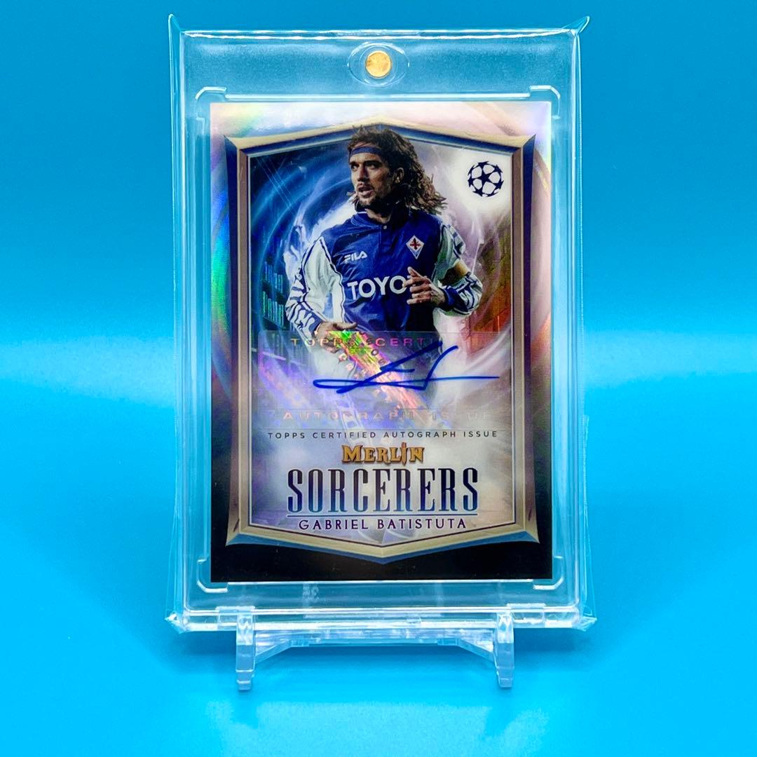22-23 Topps Merlin BATISTUTA 直筆サインカード