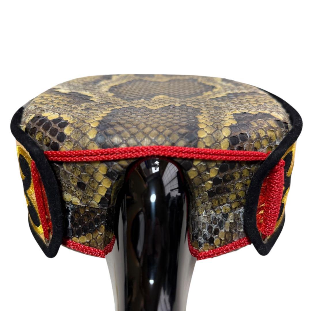 美品フルセット】沖縄三味線 蛇本皮 強化張り ZENONケース付 119-3