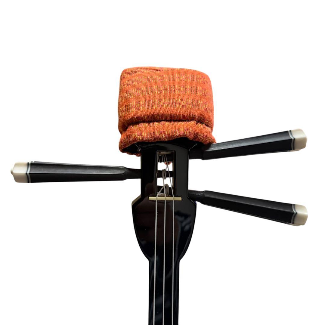 美品フルセット】沖縄三味線 蛇本皮 強化張り ZENONケース付 119-3