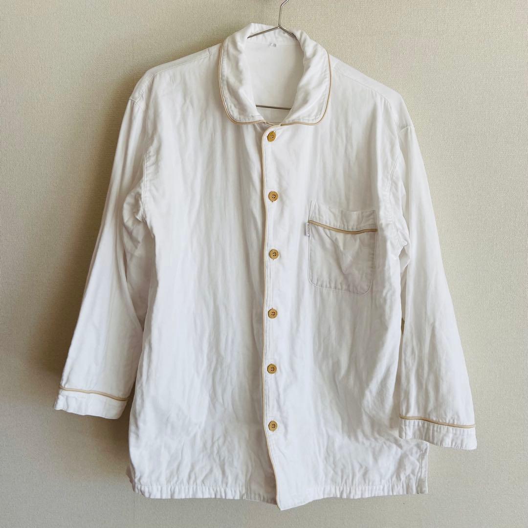 松並木 無添加 3重 ガーゼ パジャマ レディース M オフホワイト 縁ベージュ 楽天市場】楽天1位☆松並木 無添加 2重 ガーゼ パジャマ レディース