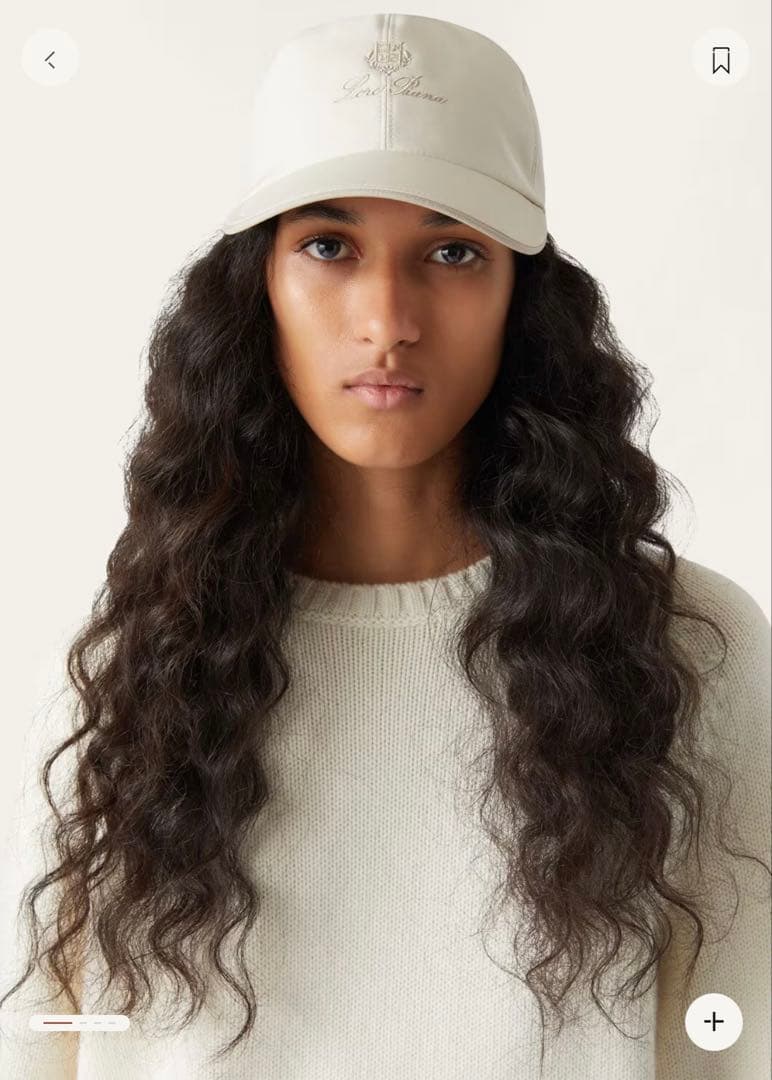 ロロピアーナ ベースボールキャップ トーナル・デザート・デューン/アイボリー メンズ アクセサリー ハット | Loro Piana