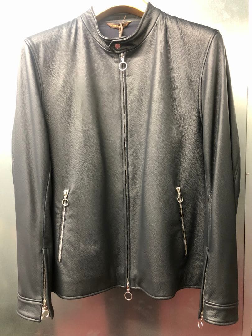 セラファン　ディアスキンライダースジャケット　46 ネイビー新品未使用☆ SERAPHIN（セラファン） 【size44,46】SERAPHIN【セラファン