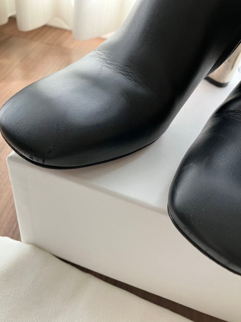 CELINE bambam メタルヒールショートブーツ 36 - メルカリ