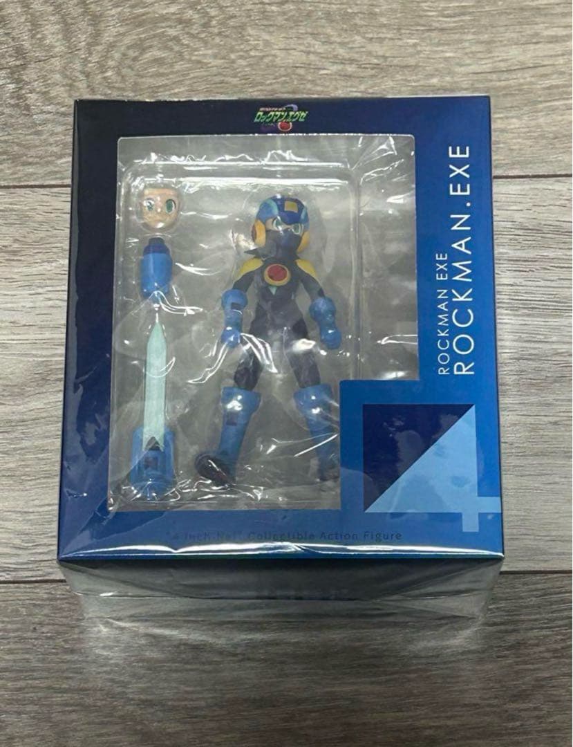 4インチネル ロックマンエグゼ 千値練 フィギュア CAPCOM ROCKMAN