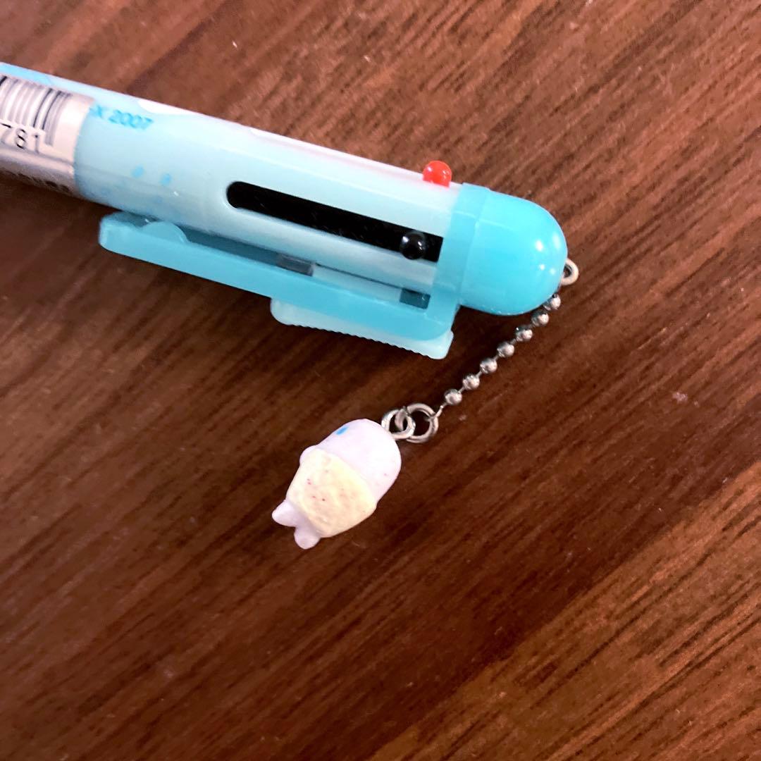 レトロ サンエックス まめゴマ マスコット付き ボールペン シャーペン