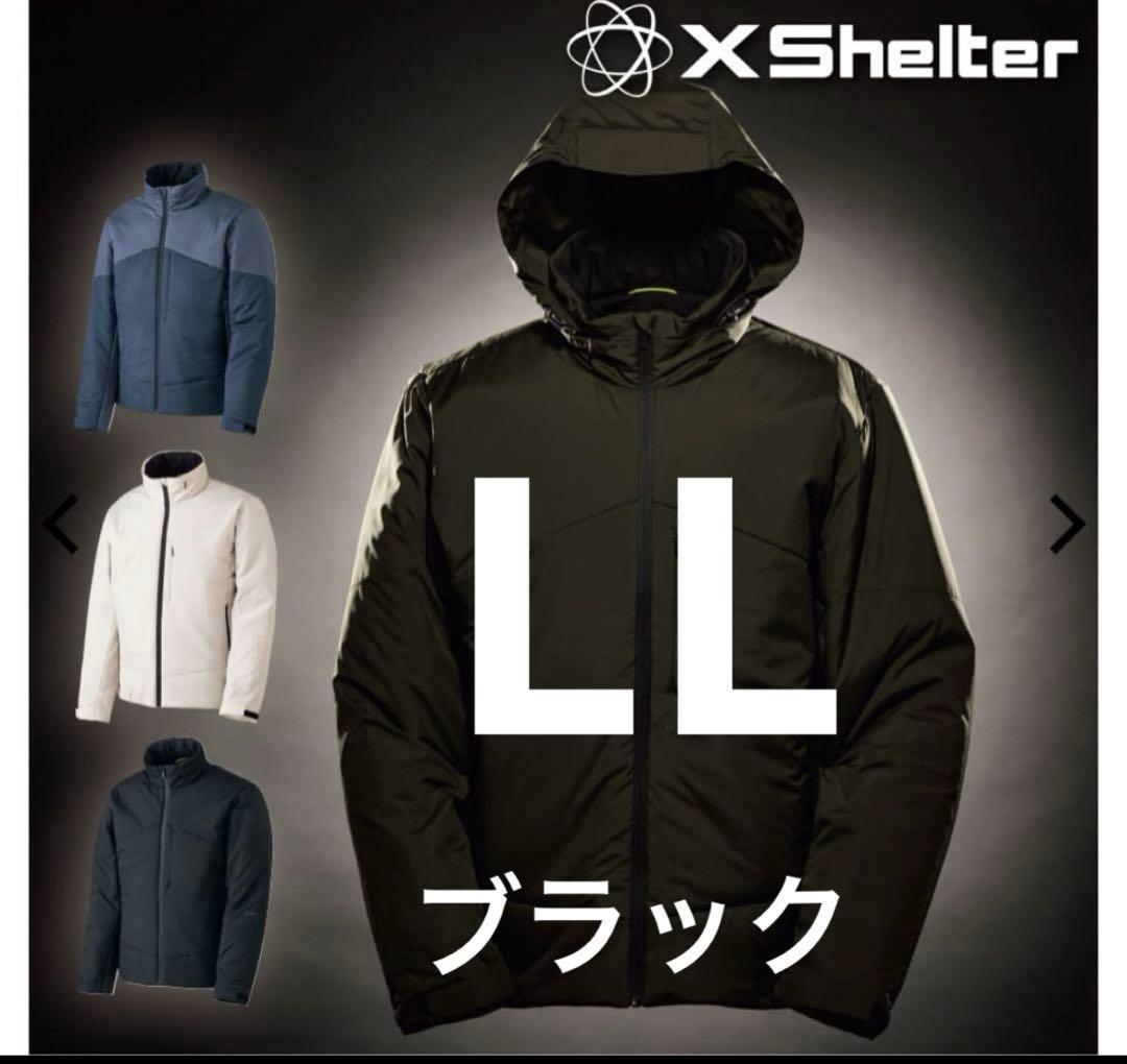 新品ワークマン エックスシェルター断熱αウォームジャケット ブラック