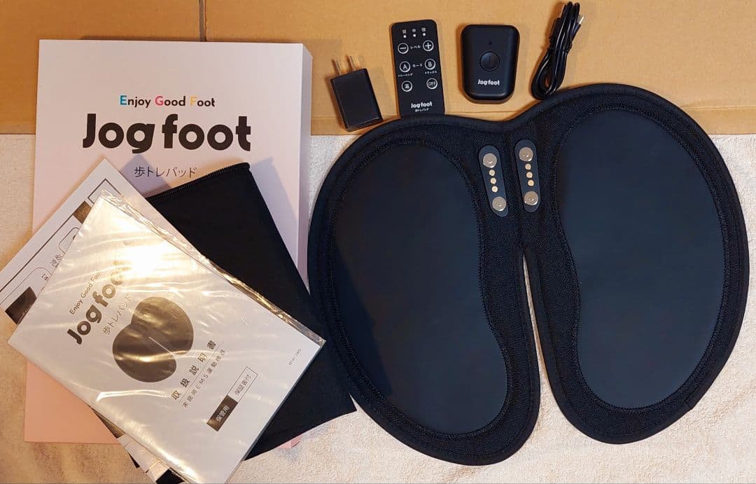 jog foot ジョグフット 歩トレパッド ブラック