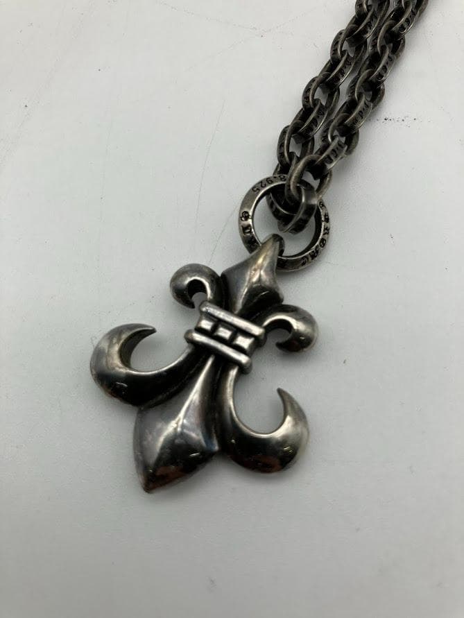 クロムハーツ　ネックレス　シルバー　925　BSフレア　ペンダント　正規品
