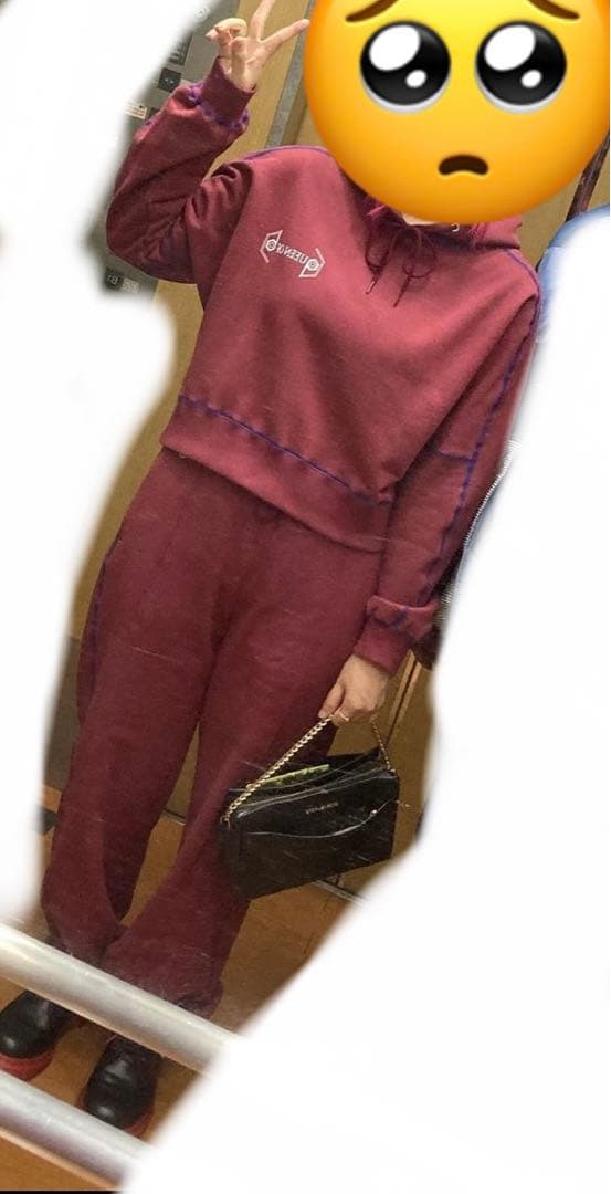 女王蜂 グッズ ジャージ 上下セット Mサイズ 赤 - メルカリ