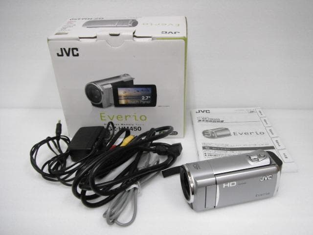 美品JVC Everio エブリオ ビデオカメラ 2012年製 GZ-HM450