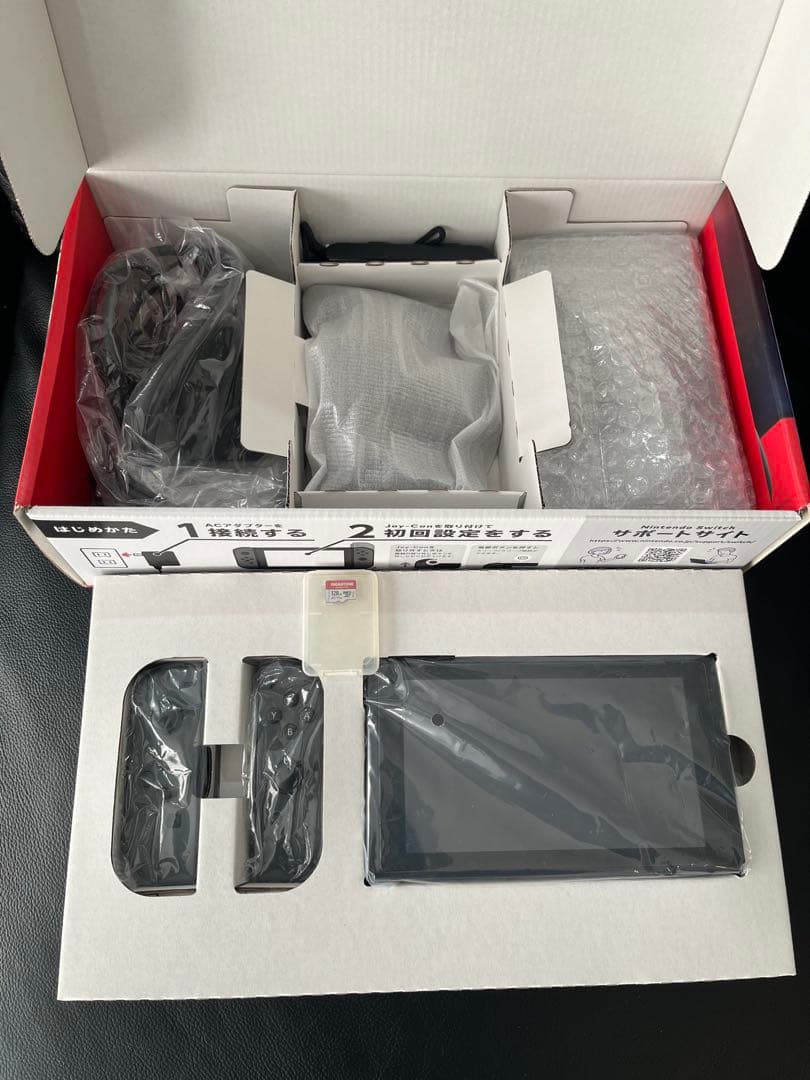 Nintendo Switch 本体 グレー micro sdカード128GB付の通販はau PAY