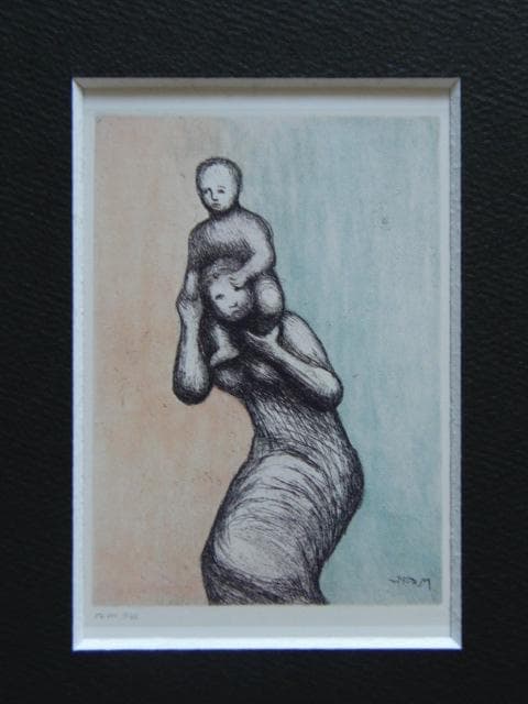 HENRY MOORE、Mother and Child