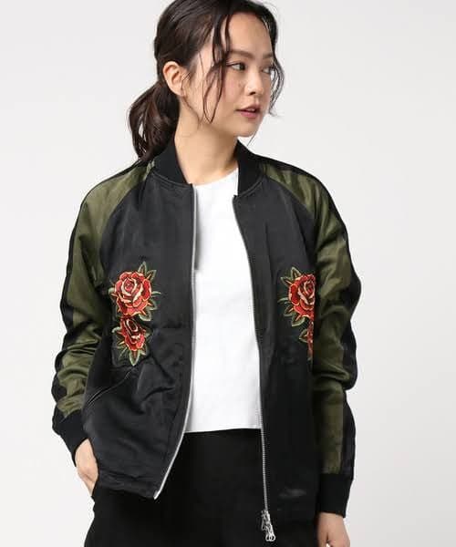 CRIMIE クライミー マリア リバーシブル スカジャン スーベニア XS