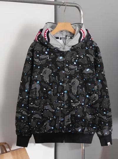 A Bathing Ape シャークパーカー M