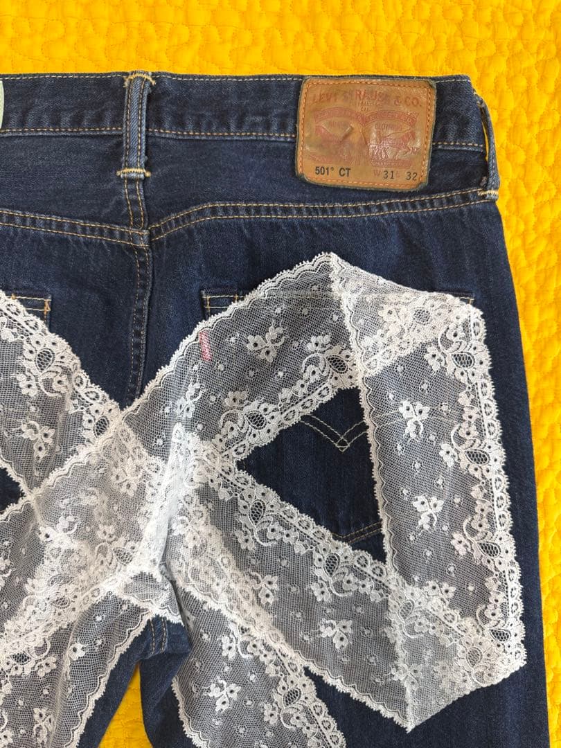 オオハシ商店 エビス リボン デニム - メルカリ