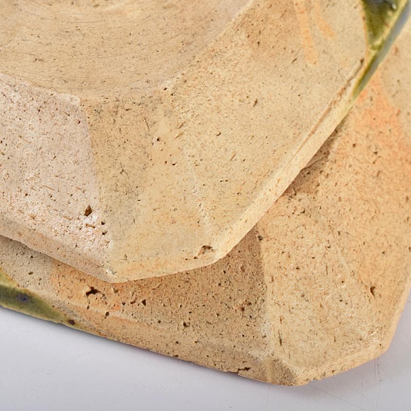 北大路魯山人作 星岡窯 織部焼 於里辺 小皿 五客 共箱 D R8587 - メルカリ