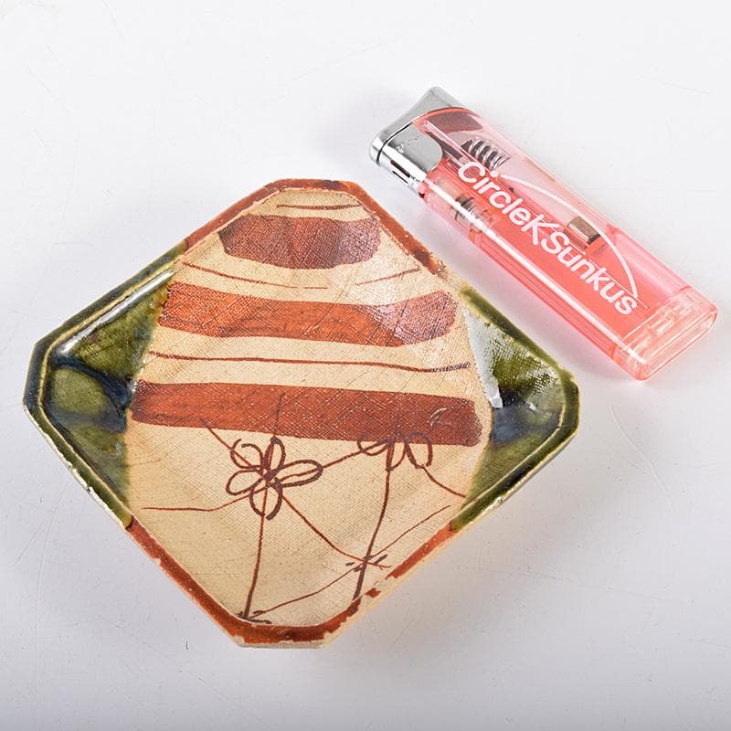 北大路魯山人作 星岡窯 織部焼 於里辺 小皿 五客 共箱 D R8587 - メルカリ