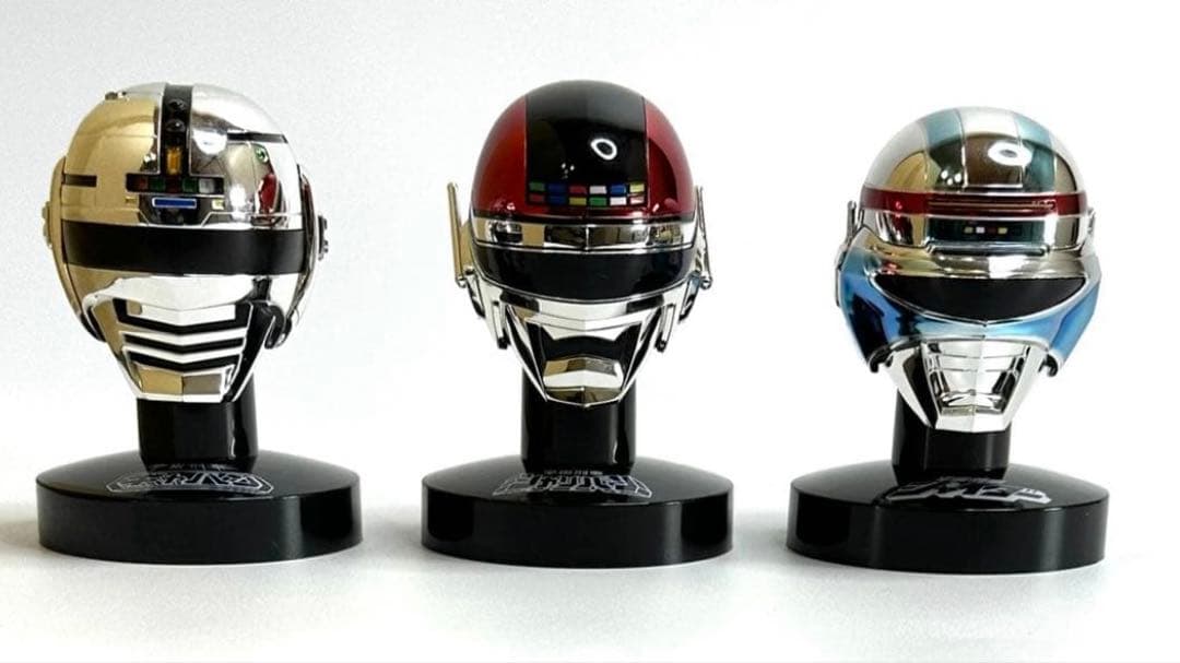 BANDAI宇宙刑事マスクコレクションセット　蒸着•赤射•焼結