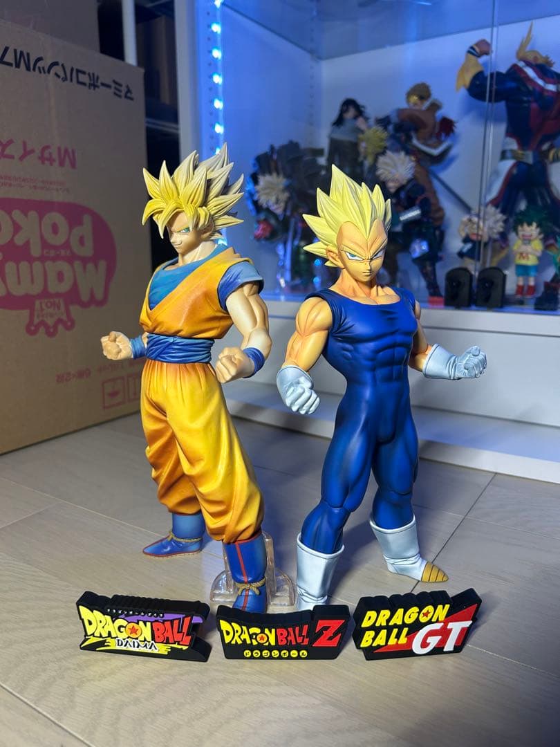 MSP 孫悟空 ベジータ リペイント品 ロゴスタンド付き