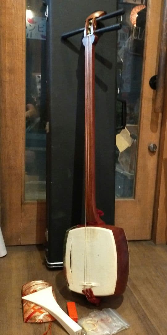 三味線　練習用　ケース　バチその他