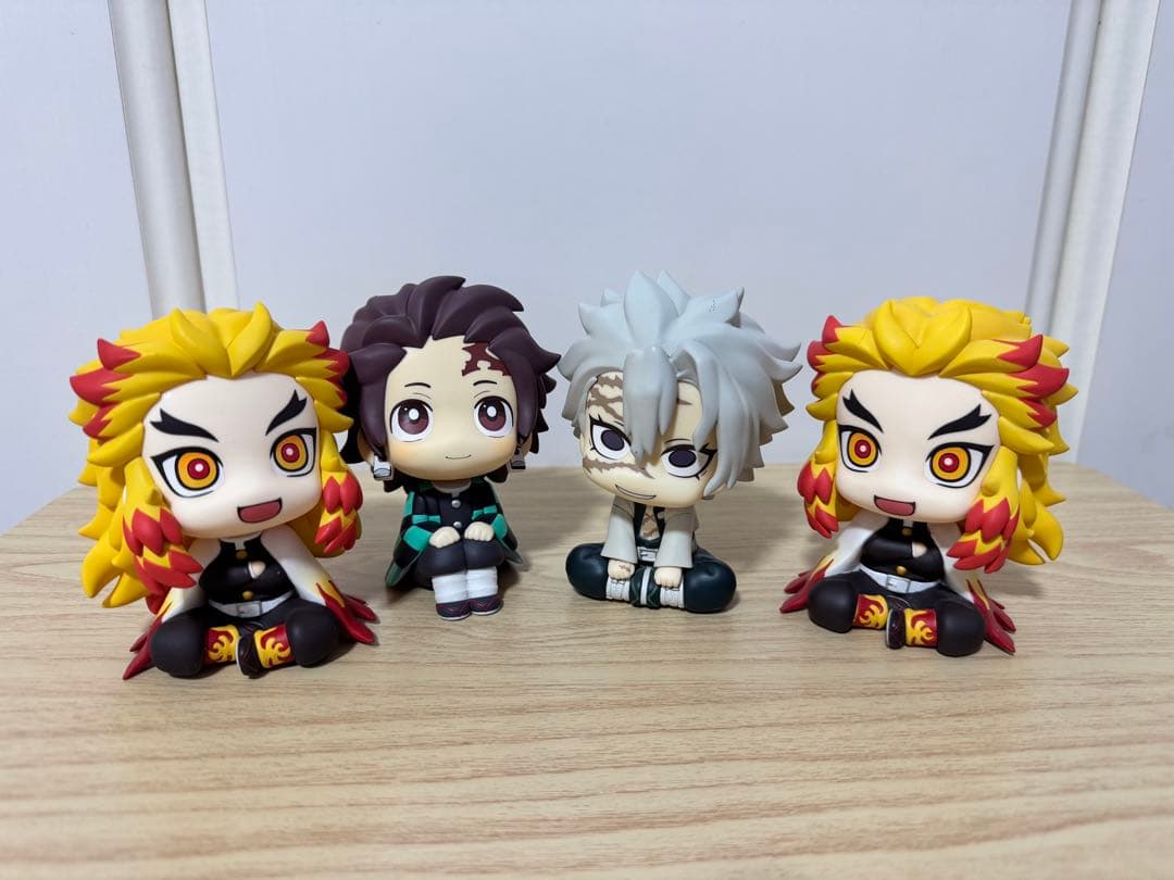 鬼滅の刃 るかっぷ 竈門炭治郎・不死川実弥・煉獄杏寿郎×2 4体セット