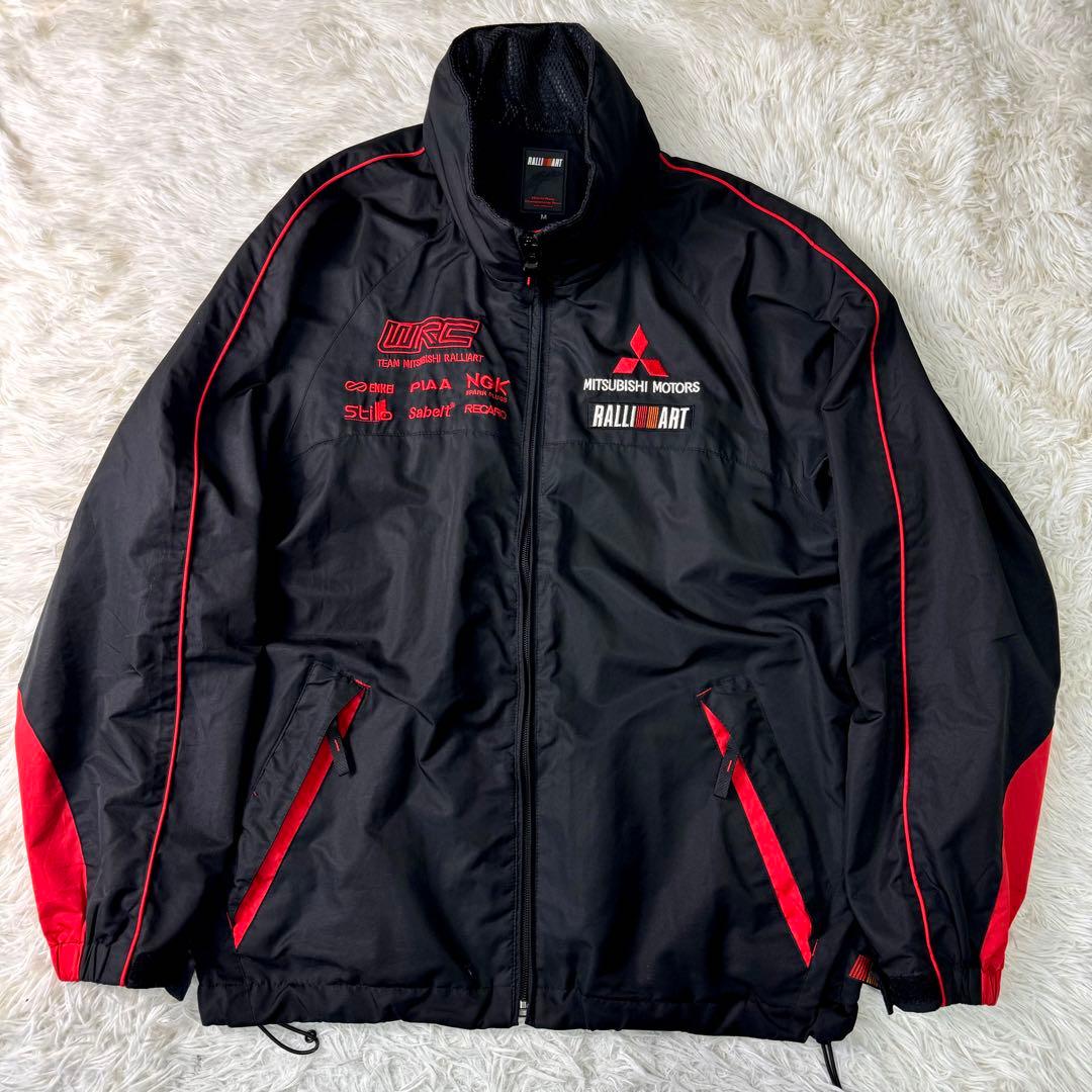希少✨RALLI ART ナイロンジャケット 三菱 WRC 企業ロゴ 刺繍 M - メルカリ
