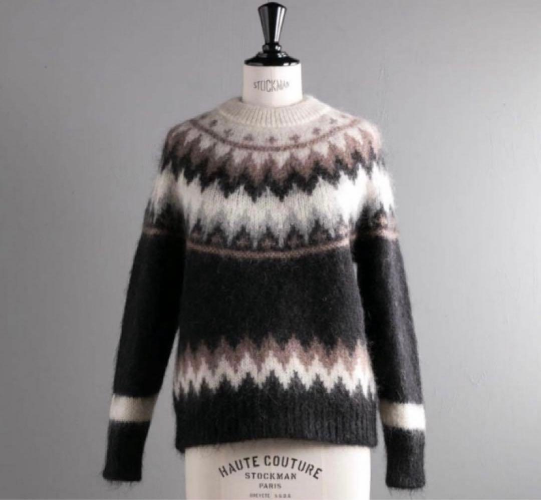 バトナー BATONER ノルディック柄 セーター　ニット 新名品&セール戦利品】バトナー/BTONERのノルディックセーターのコーデ