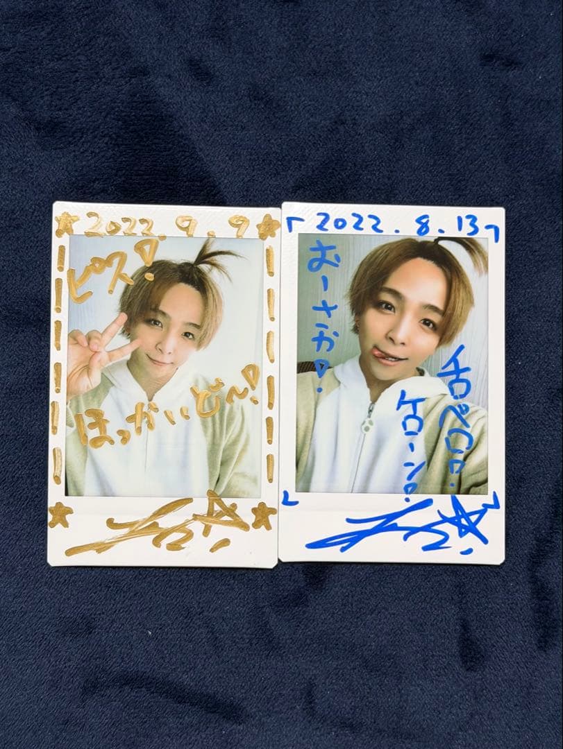 MeseMoa. めせもあ。 あおい 落書き チェキ トレカ - メルカリ