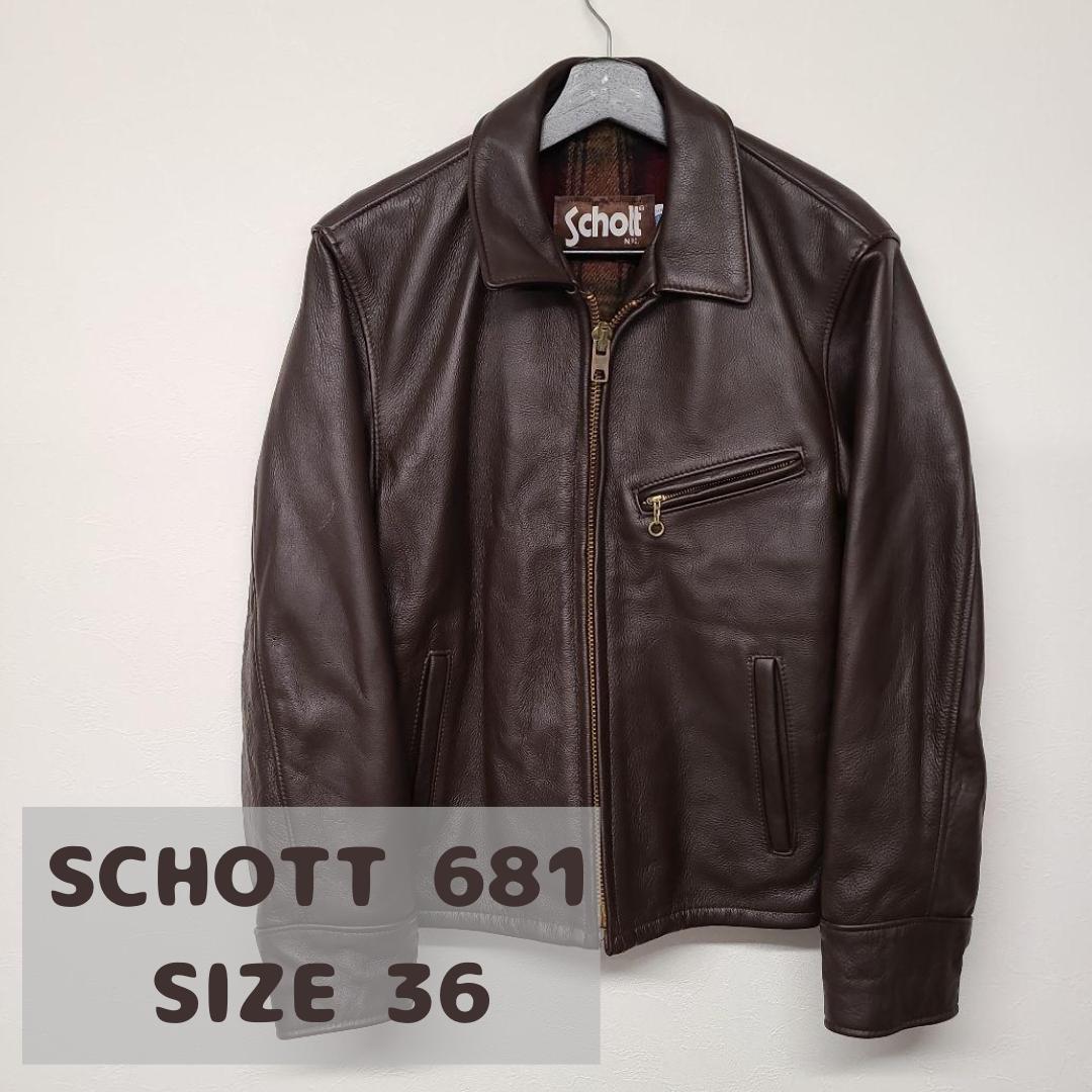 Schott 681ショット ハイウェイマンモデル シングルライダース