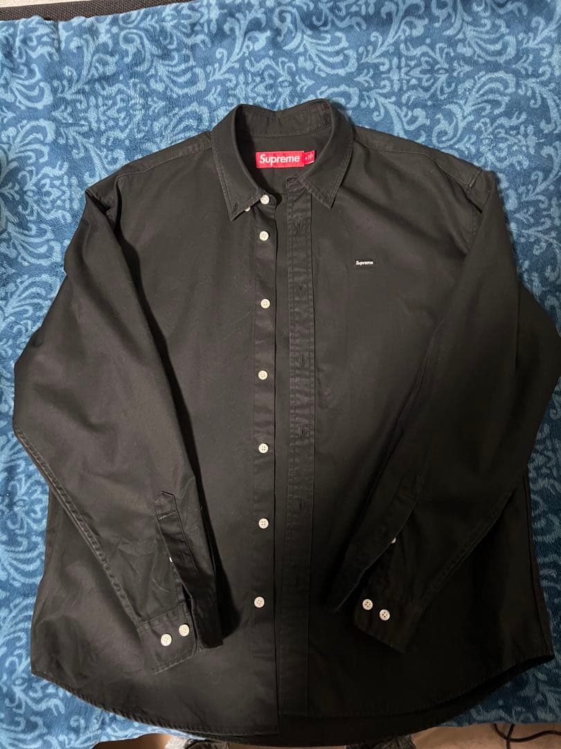 Supreme Small Box Logo Shirt Black Sサイズ