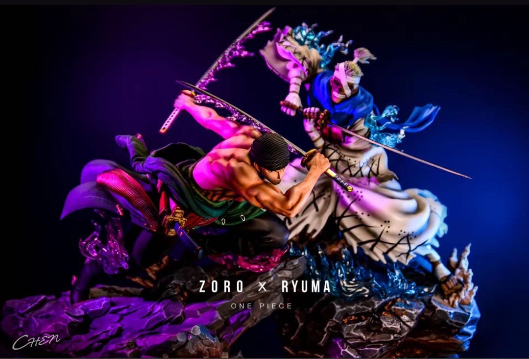 ワンピース ゾロ フィギュア ガレージキット 塗装済み品1/8pop サイズ