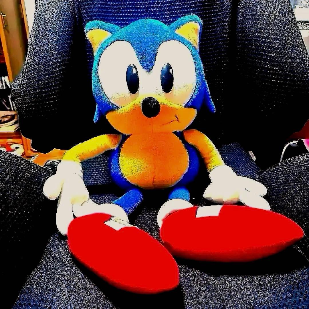 吉徳　セガ ソニック 特大70cm ぬいぐるみ