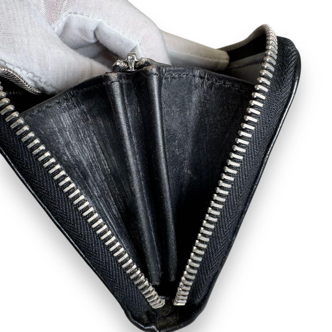 極美品□ホワイトハウスコックス ブライドルレザー クロコ型押し 長