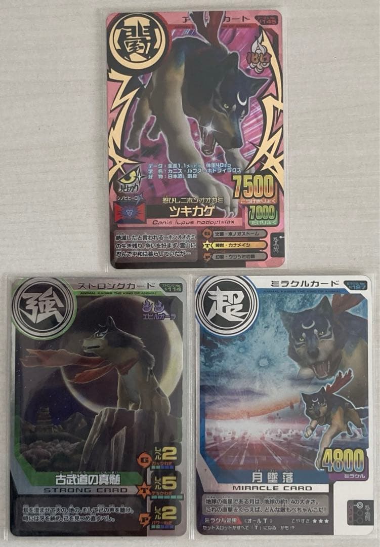 モモコレA) アニマルカイザー 究極レア ツキカゲセット - メルカリ