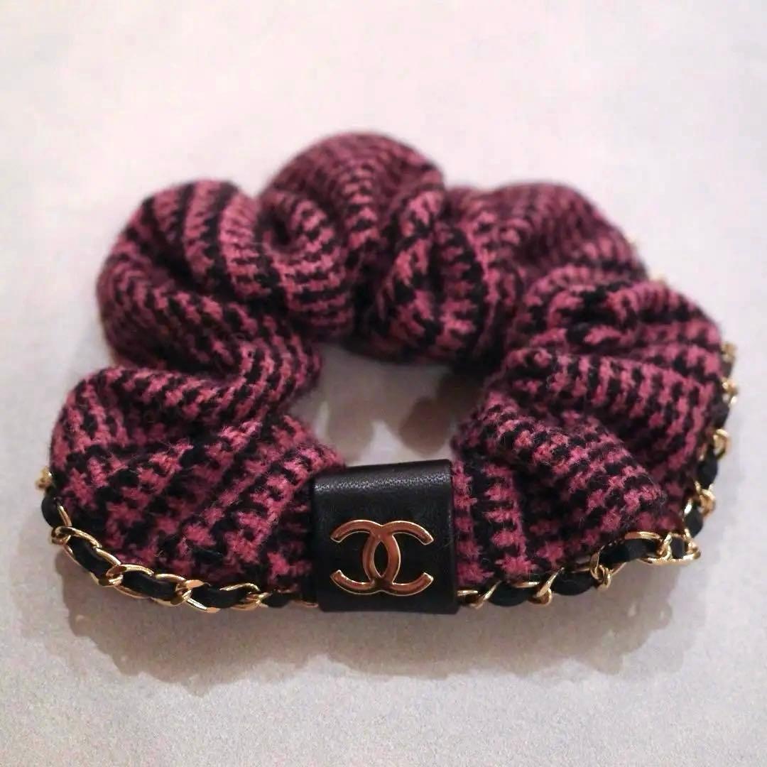 【CHANEL】シャネルツイード シュシュ