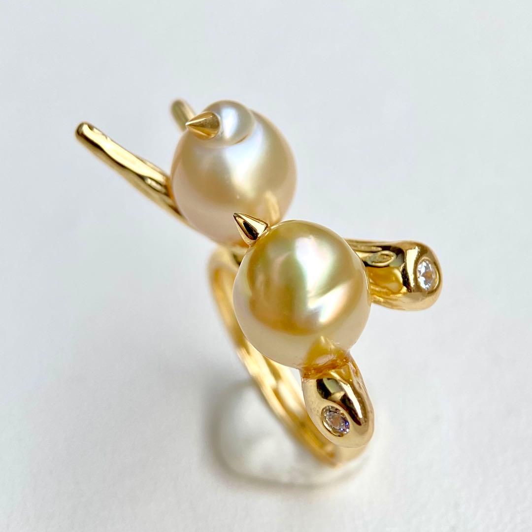 白蝶真珠13ミリ18金リング | 商品紹介 | 三重県伊勢の