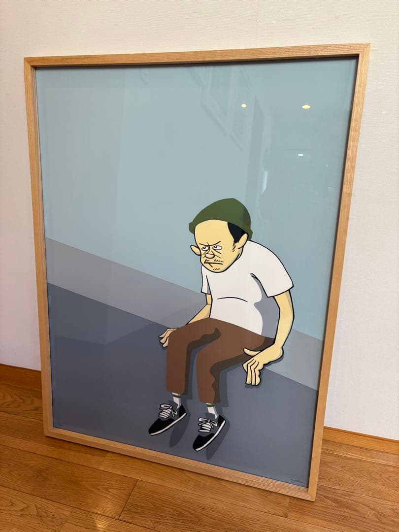 花井祐介 YUSUKE HANAI シルクスクリーン 額装済 サイン 作品 真作