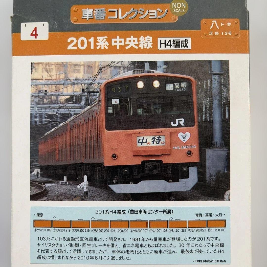 車番コレクション 201系中央線H4編成 トミーテック【新品】送料無料