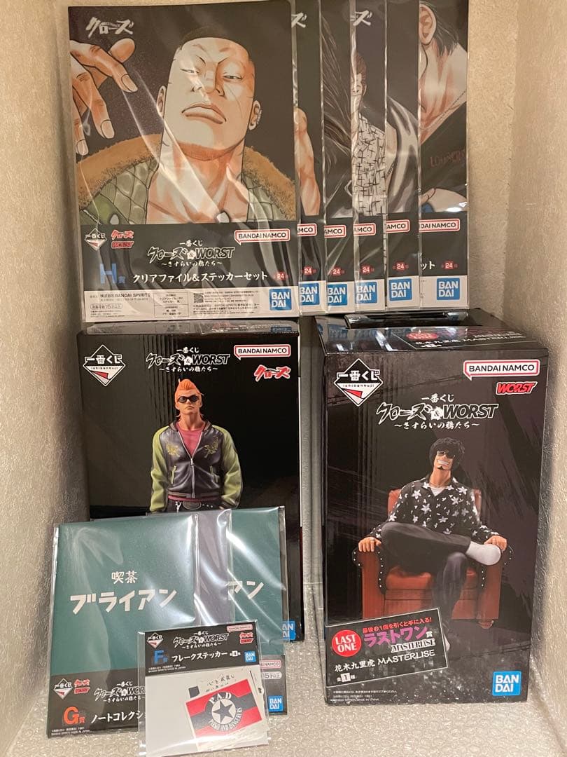 一番くじ クローズ＆WORST さすらいの鴉たち A賞 ラストワン賞　ファイル等