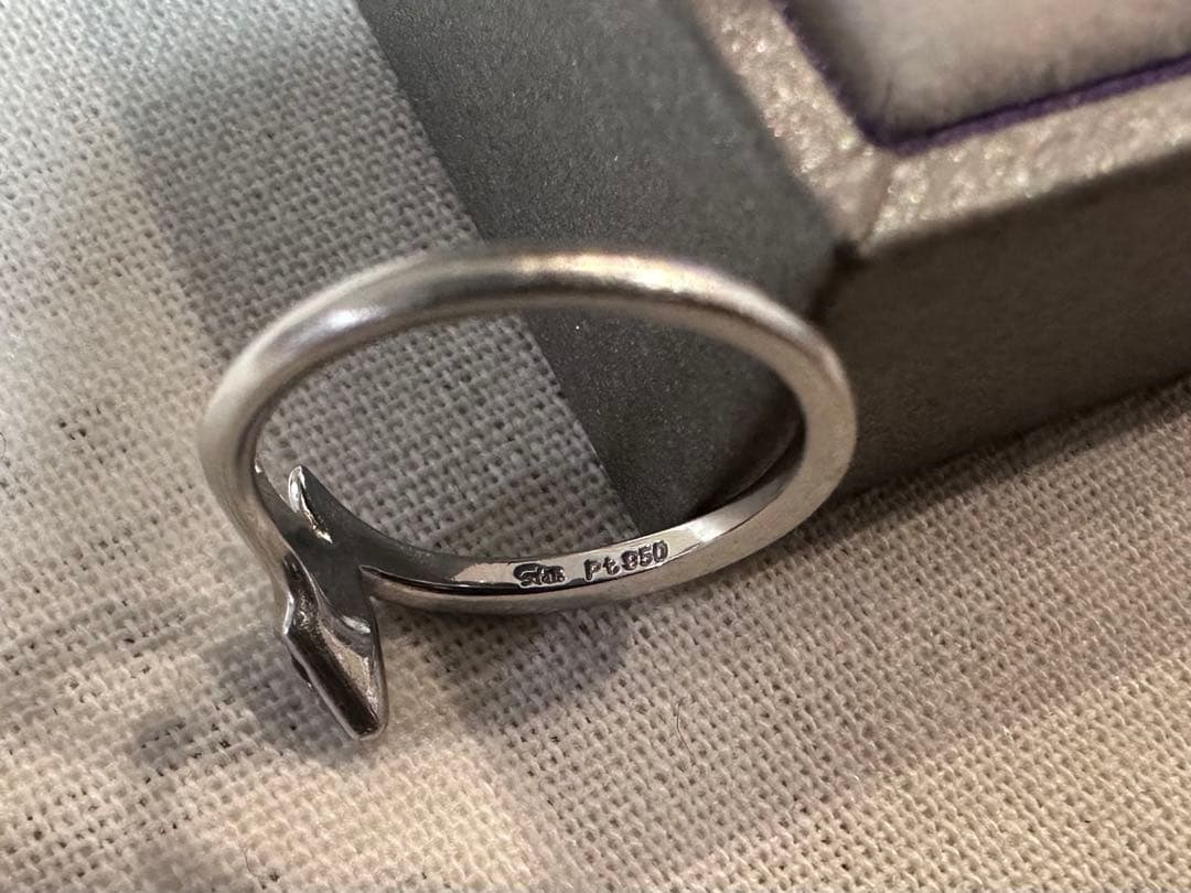 スタージュエリー PYTHON KNOT ピンキーリング プラチナ 4号 - メルカリ