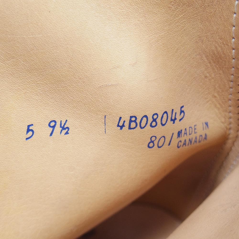 27.5cm　カナダ軍　ポリスブーツ　ミリタリー　ブラック　P3966