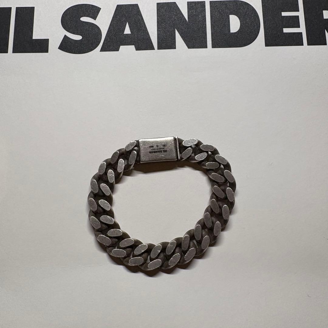 JIL SANDER シルバーチェーン　ブレスレット　ジルサンダー 中古・古着通販】JIL SANDER (ジルサンダー) ECO BRASS チェーン