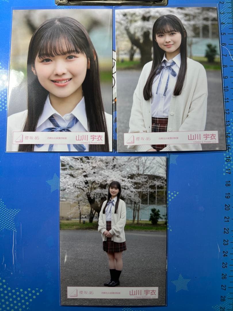山川宇衣 櫻坂46 生写真 四期生お披露目制服 コンプ - メルカリ