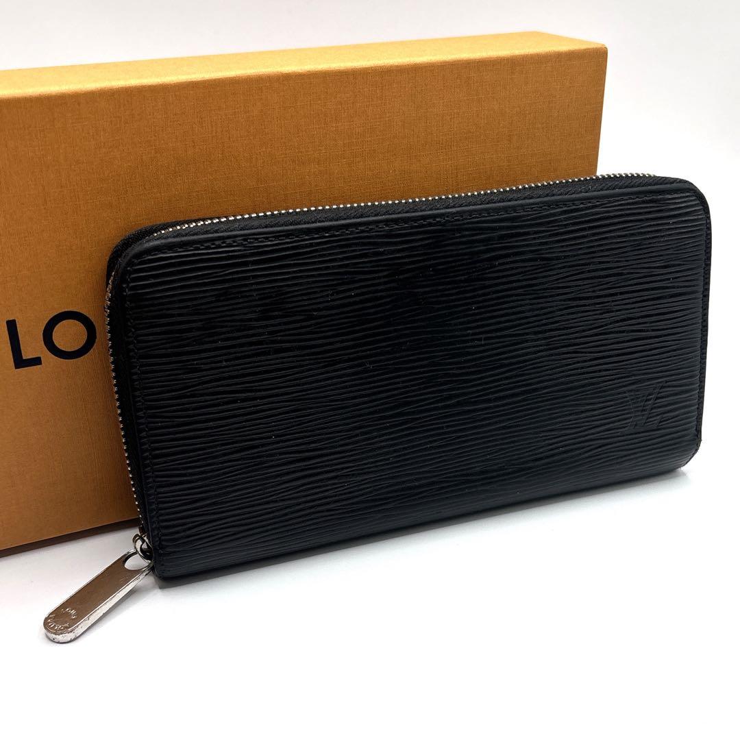 【新型】ルイヴィトン　エピ　ジッピーウォレット 　ブラック　ノワール　黒　長財布 ルイヴィトン エピ ジッピーウォレット ノワール 長財布 ラウンド