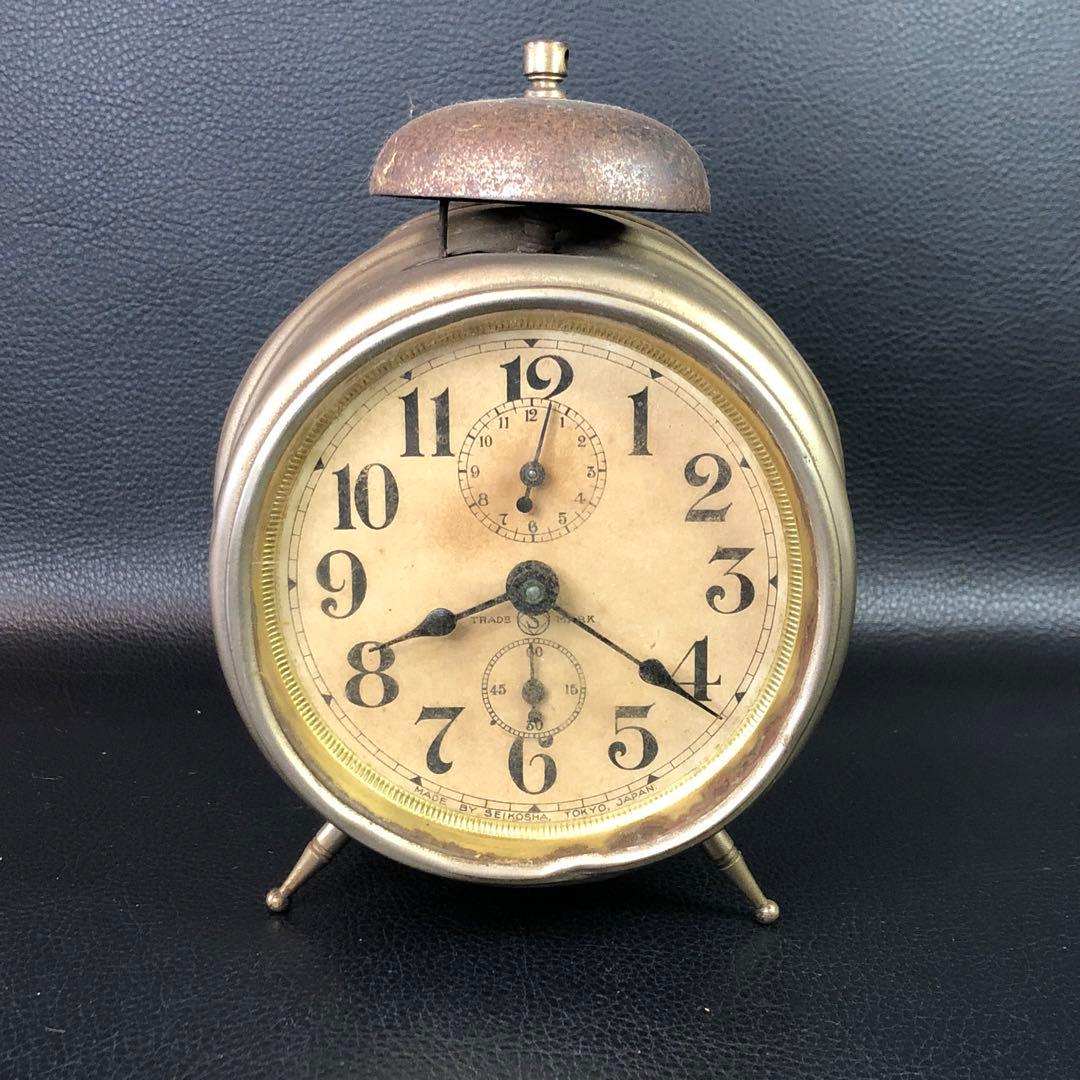 アンティーク 精工舎 ゼンマイ式 目覚まし時計 SEIKOSHA - メルカリ