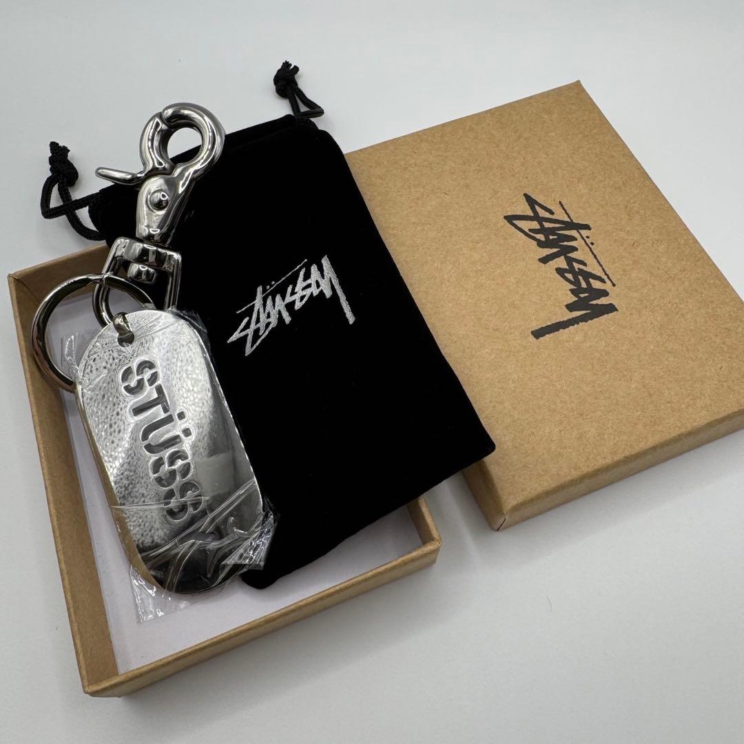STUSSY シルバー キーホルダー