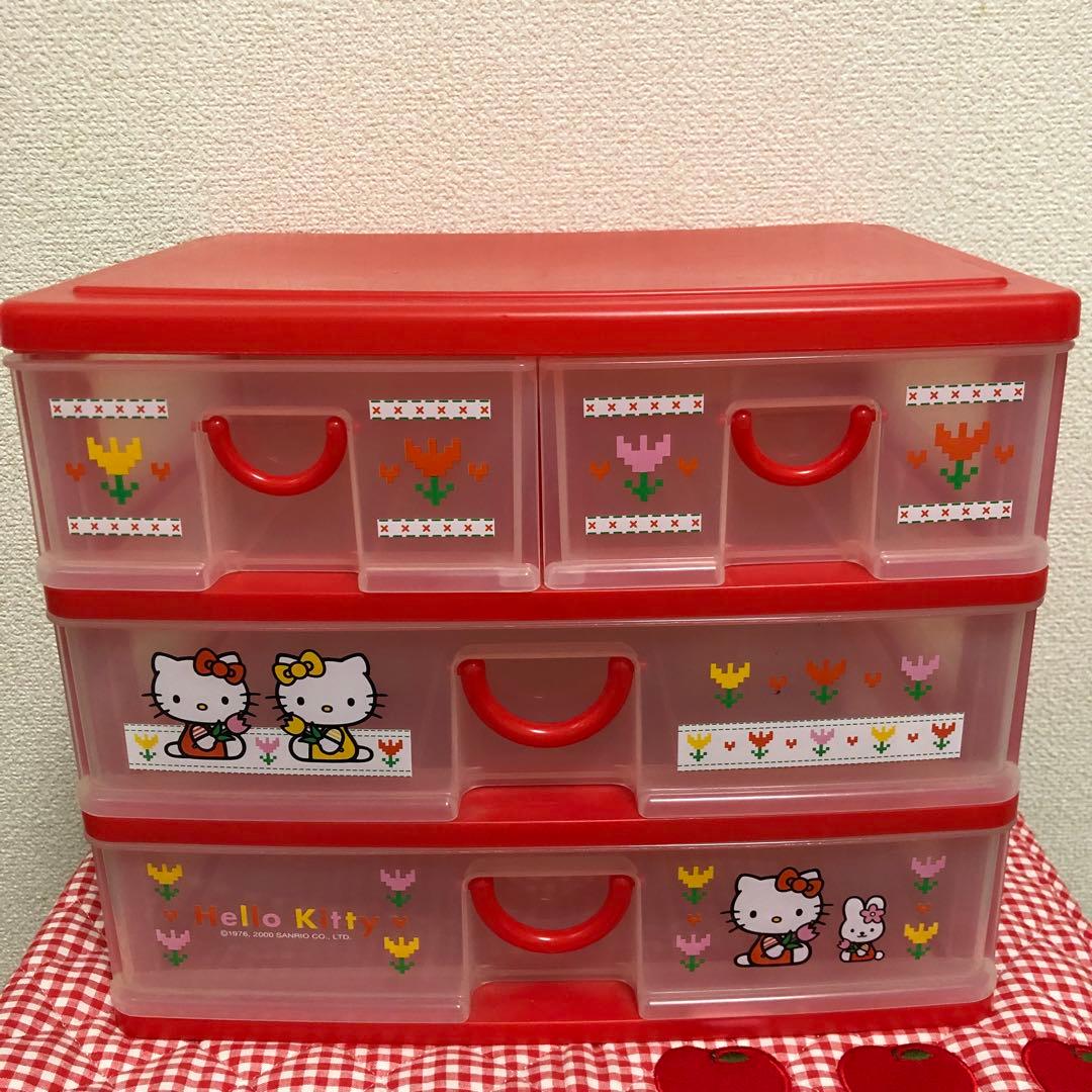 ハローキティ ミニチェスト アンティーク レトロ雑貨 HELLO KITTY アンティーク レトロ雑貨 サンリオ ミニチェスト レトロ