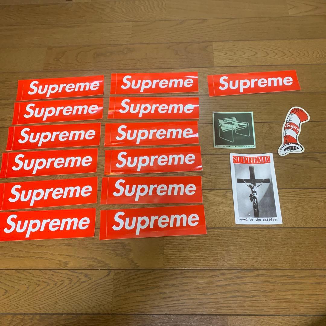 Supreme BOXロゴステッカー13枚他セット - メルカリ
