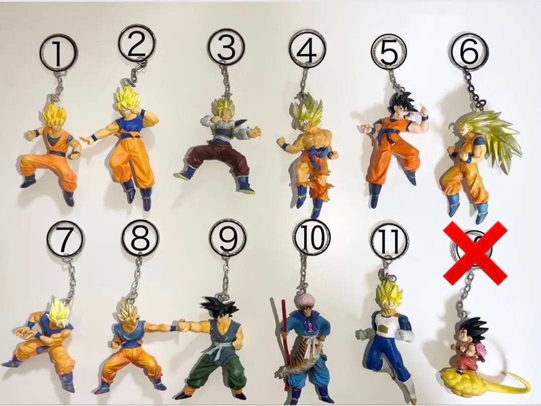 ドラゴンボールフィギュアキーホルダー 29個セット - メルカリ