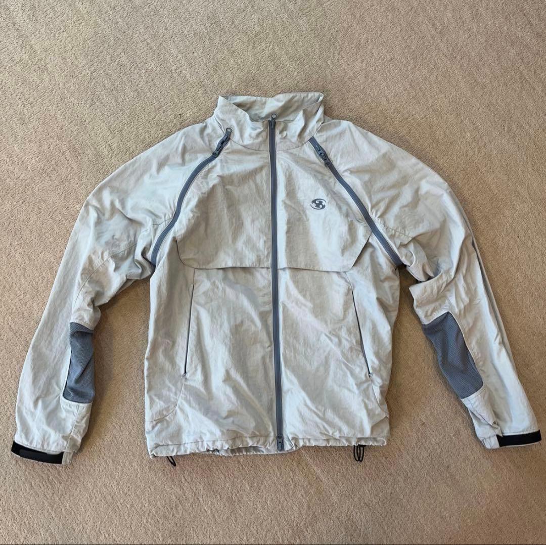 SAN SAN GEAR フルジップジャケット　ライトグレー